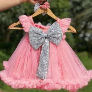 BEST OF STYLE Girls Net Fit  Flare Dress