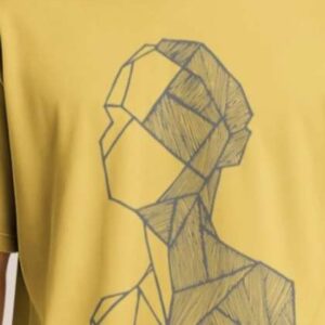 BULLMER Graphic Printed Crew Neck Drop Shoulder Ov