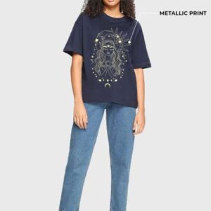 Bewakoof Graphic Printed DropShoulder Sleeves Over