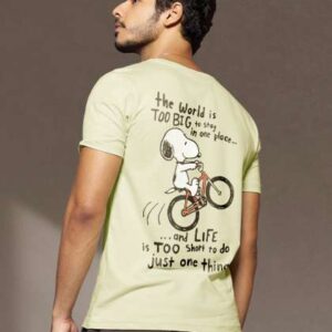 Bewakoof Green Graphic Printed Cotton Tshirt