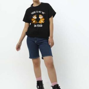 Bewakoof No We in Food Graphic Printed Boyfriend T