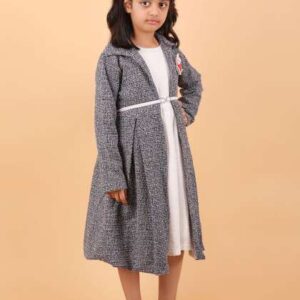 CALYX CLOTHING Girls Belted Detail Fit and Flare M