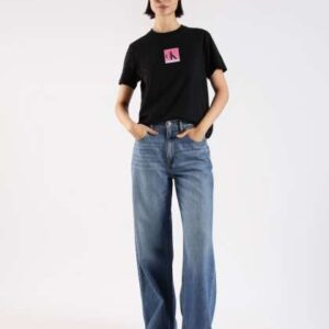 Calvin Klein Jeans Women Brand Logo Printed Round