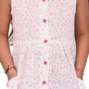 Cloth Bites Floral Print Blouson Dress