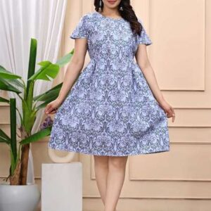 Cloth Bites Women Ethnic Motifs Printed Fit  Flare