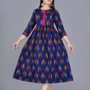 Cloth Bites Women Floral Printed Fit and Flare Mid