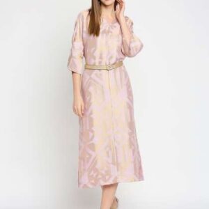 Cloth Haus India Women Purple  GoldToned ALine Bro