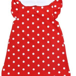 Clothe Funn Girls Polka Dot Printed Flutter Sleeve