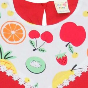 Clothe Funn Girls Tropical Printed ALine Dress