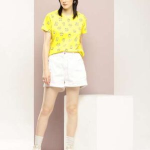 DILLINGER Printed Pure Super Combed Cotton Boxy Ts