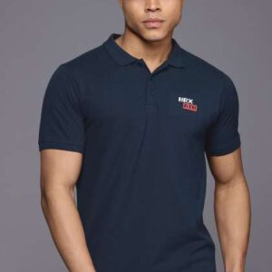 HRX by Hrithik Roshan Men Polo Collar Cotton Tshir