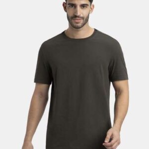 Jockey Super Combed Cotton Round Neck Solid Half S
