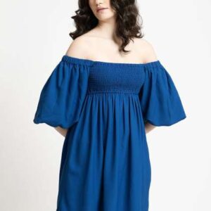 June 9 Clothing Women Smocked ALine Dress