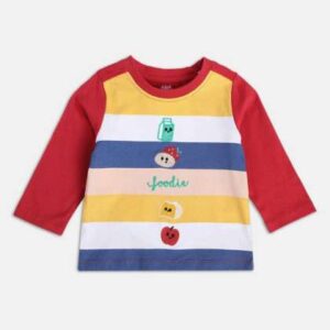 MINI KLUB Boys Striped Long Sleeves Round Neck App