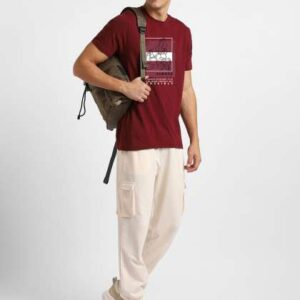 NOBERO Men Printed Tshirt