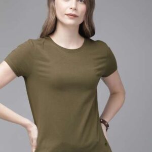 The Roadster Lifestyle Co Women Olive Green Solid