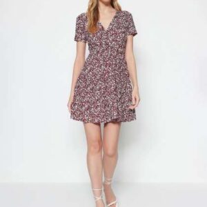 Trendyol Floral Printed Fit  Flare Dress