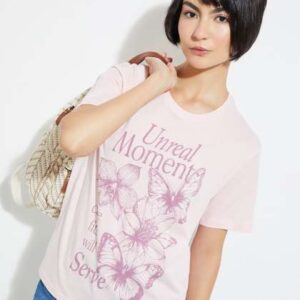 max Graphic Printed Round Neck Pure Cotton Tshirt